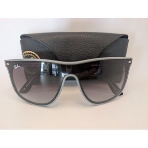 Ray-Ban RB4115 Shield Sunglasses Grey Frame Gradient Lens with Case RB 4115